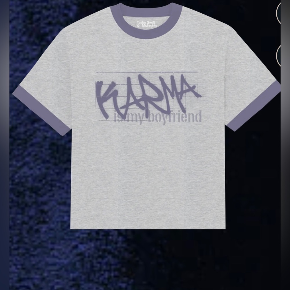 Taylor Swift Karma Is My Boyfriend Ringer T Shirt